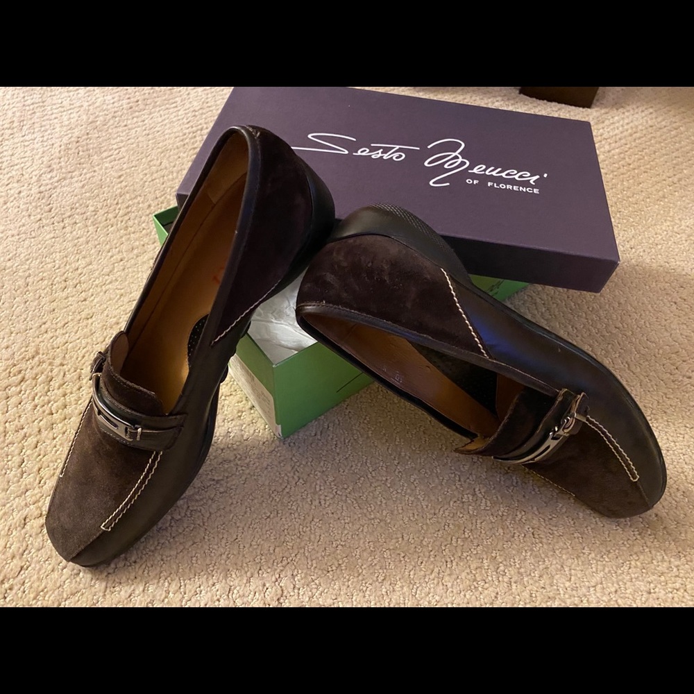 SESTO MEUCCI Flats (Suede & Leather)